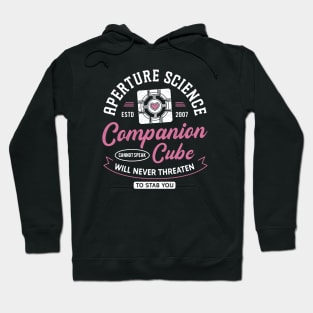 Companion Cube Crest Hoodie